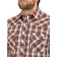 thumbnail image 3 of Wrangler® Men's and Big Men's Regular Fit Short Sleeve Western Shirt, Sizes S-5XL, 3 of 4