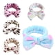 thumbnail image 1 of Diademas de maquillaje, diademas de spa, diademas con lazo, diademas para lavado de cara, maquillaje, spa de ducha, para niñas y mujeres, paquete de 5, 1 of 5
