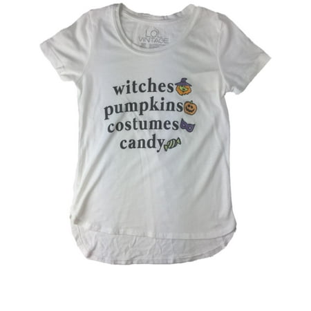 girls  witches pumpkins costumes candy glitter halloween baseball t-shirt