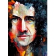 thumbnail image 3 of Pósteres de retratos inspirados en Queen: Freddie Mercury, Brian May, John Deacon, Roger Taylor, pintura en lienzo, impresión, arte de pared, decoración del hogar, 3 of 5