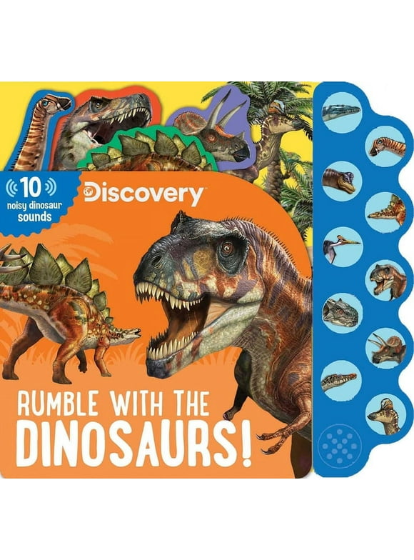 10-Button Sound Books: Discovery: Rumble with the Dinosaurs! (Board Book)