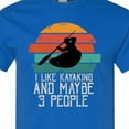 thumbnail image 4 of Inktastic I Like Kayaking and Maybe 3 People Funny Kayak Design T-Shirt, 4 of 5