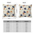 thumbnail image 2 of Yiaed Flower Leaves Print Pillow Covers Super Soft Decorative Square Throw Pillow Covers Case Cushion Covers for Sofa Couch Bedroom Car Decor（No pillow core）-26"x26", 2 of 7
