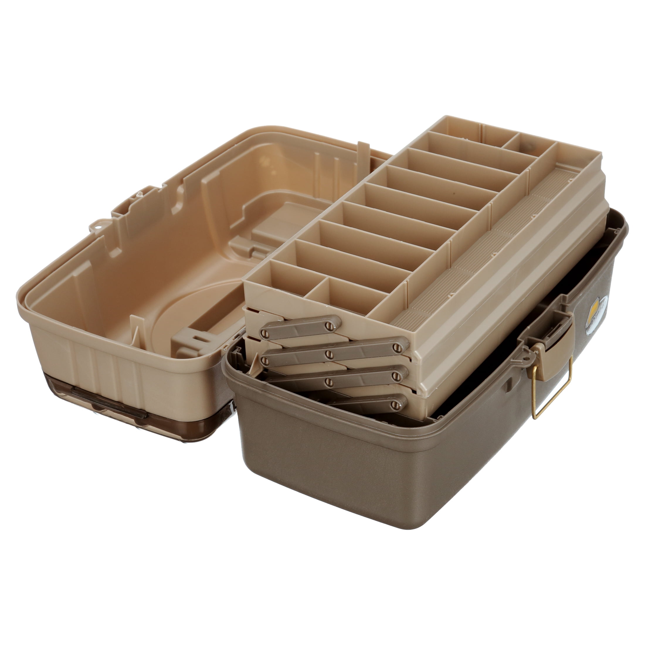 Plano Fishing Large 3-Tray Tackle Box with Top Access, Graphite