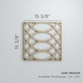 thumbnail image 3 of Ekena Millwork 15 3/8"W x 15 3/8"H x 1/4"T Medium Montrose Decorative Fretwork Wood Wall Panels, Cherry, 3 of 18