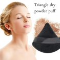 thumbnail image 2 of 1pcs Makeup Powder Puff Makeup Sponge Triangle Cotton Dry Powder Puff Sector High Density Crystal Cotton Makeup Tool For Women E5D0, 2 of 8
