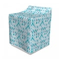 thumbnail image 1 of Watercolor Washer Cover, Droplets Pattern in Monochrome Tears Flowing, Easy to Use Bathroom Accent Fabric, 29" x 28" x 40", Blue Grey Sky Blue, by Ambesonne, 1 of 3