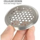 thumbnail image 4 of Rejilla de ventilación de acero inoxidable Whataatahia, 50 unidades, rejilla de ventilación redonda, rejilla de ventilación, rejilla de ventilación, mosquitera, ranura de ventilación para RV, baño,, 4 of 6