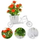 thumbnail image 4 of WORGEOUS Flor falsa con cesta de bicicleta, decoración de flores falsas de naranja simulada, centro de mesa de flores artificiales, 4 of 8