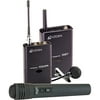Azden 105ULH Wireless UHF Lavalier and Hand-Held Microphone System