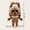 Cocoa (without cake), variant on Cocoa plush toy, a cute brown dog-shaped stuffed doll with a soft and fluffy design, suitable as a gift for game enthusiasts and children.