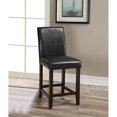 thumbnail image 2 of Coaster 24" Faux Leather Contemporary Counter Stool in Dark Brown, 2 of 2