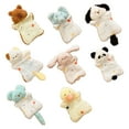 thumbnail image 6 of Adorable Stuffed Hand Puppet Doll, Emotional Comfort Toy for Babies, Lovely Nursery Decor Baby Girl Christmas Present, 6 of 8
