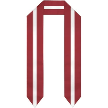 DABOYOZHZH Latvia Flag Graduation Shawl Sash Stole Wraps Scraf For International Study Pride Women Men