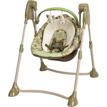 Graco - Swing by Me Portable 2-in-1 Swing, Zooland