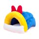 thumbnail image 4 of Nido de hámster semicerrado perfecl casa cálida para hámsteres 15 cm x 15 cm azul, 4 of 8