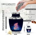 thumbnail image 2 of KARYLIZ Basketball Urn For Ashes Mom & Dad - 10 Inch - Black & Electric Blue Cremation Urn For Adult Ashes Male & Female - Large Burial Urns For Mom & Dad - Decorative Memorial Urns For Man, 2 of 2