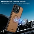 thumbnail image 4 of Compatible with Magsafe for iPhone 14 Plus Wallet Case Magnetic Card Holder, RFID Blocking 2 in 1 Detachable Kickstand Premium PU Leather Shockproof Back Phone Case for Women Men,Brown, 4 of 10