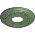 thumbnail image 3 of Ekena Millwork 12 1/4"OD x 4"ID x 1 1/8"P Jackson Ceiling Medallion (Fits Canopies up to 7 3/8"), Hand-Painted Athenian Green, 3 of 8