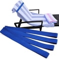 thumbnail image 2 of Pebbuoy Towel Bands Towel Craber for Beach Chair Rubber Towel Clips Pool Chair Beach Accessories Elastic Towel Holder Alternatives for Towel Clips, 2 of 7