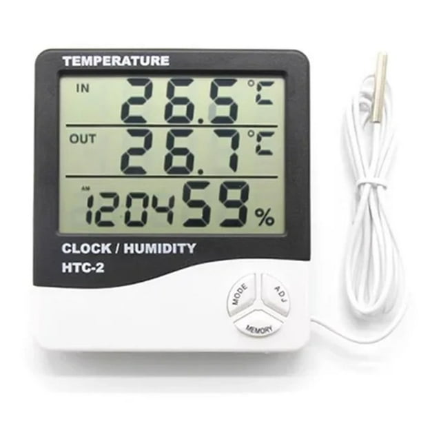 Digital Temperature Humidity Monitor LED Screen Precision for Home Indoor Fish Tank Refrigerator ,High Precision