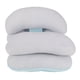 thumbnail image 4 of Almohada de soporte para el cuello para bebé, almohada suave para soporte de cabeza de Coche infantil, almohada de viaje para el cuello ajustable para bebé, 4 of 9