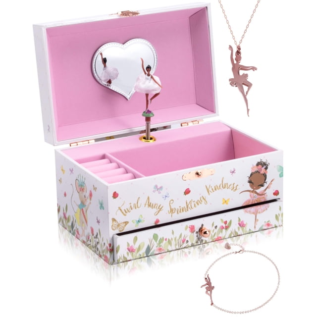 Joyero The Memory Building Company con collar y pulsera