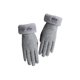 thumbnail image 1 of Wosthever 1 par de guantes para mujer, invierno, clima frío, terciopelo, exterior, calentador de manos para mujer, manopla portátil para montar, Suministros térmicos Gris Wosthever HA071461-03, 1 of 6