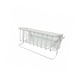 thumbnail image 4 of Organizador de pared para cocina, estante lateral para especias y otros utensilios para el refrigerador de la cocina. Blanco, 4 of 9