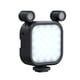 thumbnail image 1 of Lámpara de fotografía Luz de relleno LED multifuncional Luz de fotografía de bolsillo con micrófonos duales Gran capacidad de batería 2500K-9000K Regulable Rango de transmisión de 2 m Alimentado tipo, 1 of 8