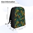 thumbnail image 4 of Fuzoiu Jungle Leopard Yellow Print Laptop Backpack,Work Business Backpacks, Large Capacity Nurse Bag College Bookbag for School, Waterproof Casual Daypack for Travel, 4 of 8