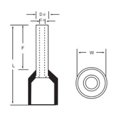 thumbnail image 3 of Terminales aislados de crimpado para cables eléctricos tipo tubo E4009 50pcs, 3 of 3