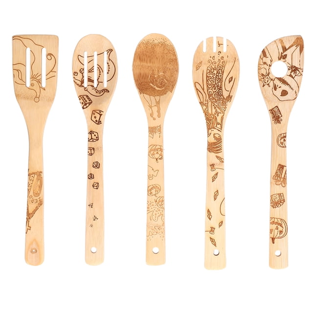 Oubit Bamboo Spoon,Bamboo Wooden Spoons Personalized Bamboo Utensil Set Bamboo Spoons Set Advanced Technology