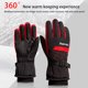 thumbnail image 1 of Ganfancp Guantes de Esquí de Invierno de Los Hombres Caliente de La Batería de La Motocicleta Guantes de Coche a Prueba de Frío Antideslizante Engrosada Grandes Guantes de Algodón Ofertas y Liquidaci, 1 of 7