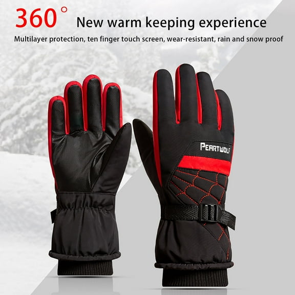 Yaoyar Winter Gloves for Extreme Cold Weather, Warm Snow Ski Gloves for Men Women, Windproof & Waterproof Thermal Gloves Touchscreen Compatible