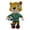 Mexico - Zayu the Jaguar Mascot, variant on World Cup 2026 USA - Clutch the Bald Eagle Mascot Plush Toys - Clutch the Bald Eagle Mascot Stuffed Animals with Blue Uniform, Soft Collectible Toy for Fans - 9.8 inch