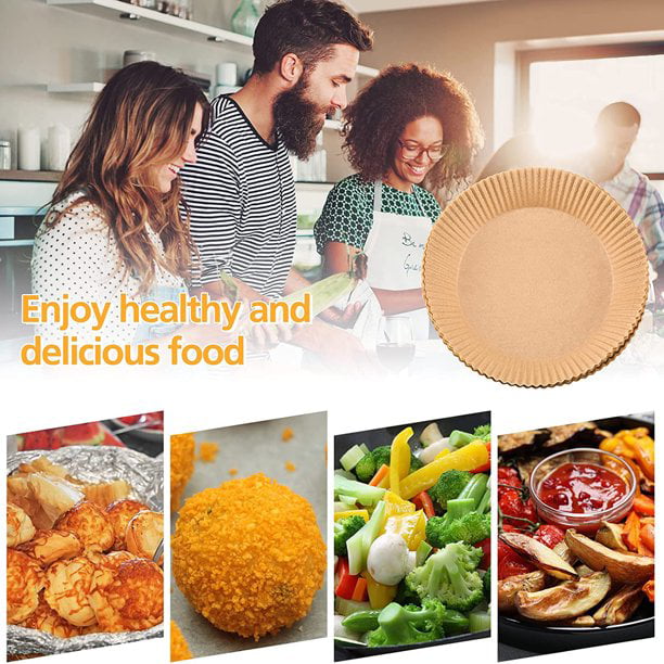 Dicasser Air Fryer Disposable Paper Liner Non-Stick Mat Pastry Tools  Kitchen Oven Baking Paper Oil Proof Absorber