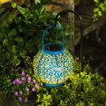 thumbnail image 3 of Large Hanging Solar Lantern for the Garden, Outdoor Lights, Metal, Waterproof, LED Table Lamp, Decorative, 3 of 5