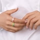 thumbnail image 3 of Juego De 5 Anillos Apilables De Bandas Coloridas Simples, Anillo De Aleación Simple Multicolor Para Mujeres, Niñas, Adolescentes, Conjuntos De Anillos Bohemios Para Nudillos Minnieouse AP006768-01, 3 of 6