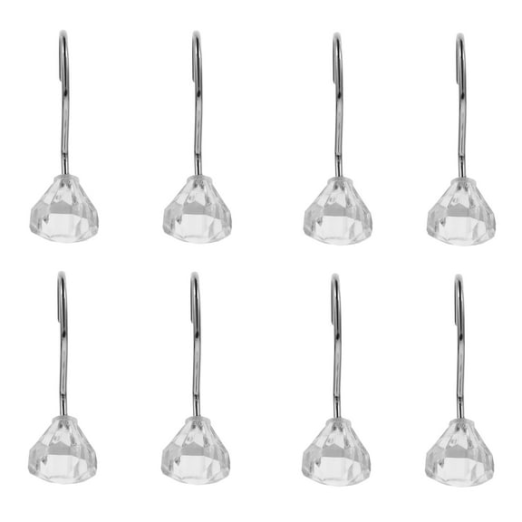 12 Pcs Pineapple Shape Shower Curtain Hooks for Hanging Curtains