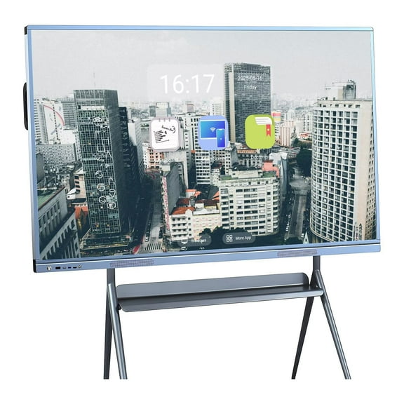 JYXCN 55-inch Interactive Display 4K Android 11, IR Touch Screen with OPS Slot for Conference Rooms
