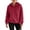 Red02, variant on XUNKUSGA Womens Fuzzy Hoodies Classic Solid Color Textured Jacquard Fleece Pullover Top with Drawstring Hood Comfy Cozy Oversized Winter Warm Coat S
