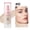 02 Soft pale pink-beige, variant on Waterproof Longwear Pump Foundation Concealer by Julystar, Buildable Coverage Skin Tone Corrector Natural Flawless Base for Daily Use