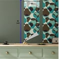thumbnail image 5 of Ambesonne Retro Peel & Stick Wallpaper for Home, Grungy Geometric Circles, 13"x36", Multicolor, 5 of 5