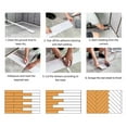 thumbnail image 4 of Peel and Stick Floor Stickers, 10Pcs Self Adhesive Floor Stickers Frosted  for Home, 4 of 7