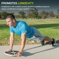 thumbnail image 5 of ProsourceFit Wooden Balance Board Core Non-Slip Wobble Trainer, 5 of 7