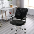 thumbnail image 6 of Stretch Velvet Office Computer Chair Seat Covers, Removable Washable Desk Chair Seat Cushion Protectors -, 6 of 6