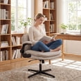 thumbnail image 4 of Costway Chaise Croisée avec Accoudoirs Relevables, Hauteur Réglable, Dossier Grand, Siège Rembourré, 4 of 10