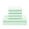 thumbnail image 3 of Supreme 7 Piece Bed-In-A-Bag All Season Solid Comforter & Sheet Set, Full, Mint, 3 of 5