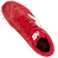 thumbnail image 5 of New Balance Youth 4040V7 Turf Trainer Baseball Shoe Red/White Medium 11K, 5 of 6